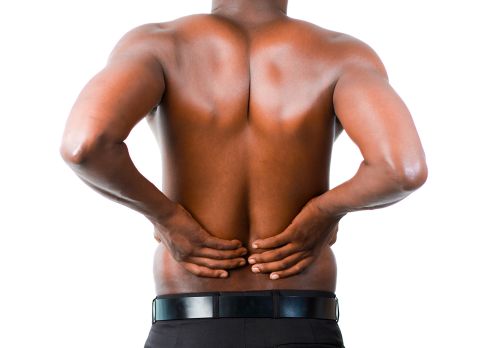 man suffering from lower back pain
